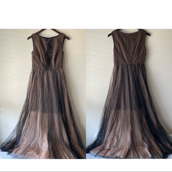 Ellassay Sleeveless Mesh Maxi Gown - Picture 1 of 9